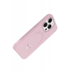 Newface Apple iPhone 15 Pro Max Regal Magsafe Standlı Kapak - Açık Pembe