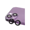 Newface Apple iPhone 15 Raze Metal Kamera Lens - Siyah