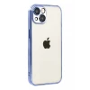 Newface Apple iPhone 15 Razer Lensli Silikon - Açık Mavi