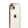 Newface Apple iPhone 15 Razer Lensli Silikon - Çöl Titanyum