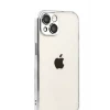 Newface Apple iPhone 15 Razer Lensli Silikon - Gümüş