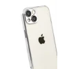 Newface Apple iPhone 15 Razer Lensli Silikon - Gümüş