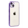 Newface Apple iPhone 15 Razer Lensli Silikon - Mor
