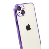Newface Apple iPhone 15 Razer Lensli Silikon - Mor