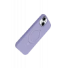 Newface Apple iPhone 15 Regal Magsafe Standlı Kapak - Lila