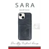 Newface Apple iPhone 15 Sara Kartvizitli Deri Kılıf - Yeşil
