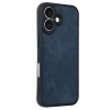 Newface Apple iPhone 16 Kılıf Aras Deri Kapak - Lacivert