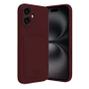 Newface Apple iPhone 16 Kılıf Kelvin Kartvizitli Silikon - Bordo