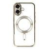 Newface Apple iPhone 16 Kılıf Kross Magneticsafe Kapak - Gold