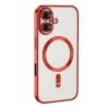 Newface Apple iPhone 16 Kılıf Kross Magneticsafe Kapak - Kırmızı