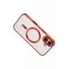 Newface Apple iPhone 16 Kılıf Kross Magneticsafe Kapak - Kırmızı