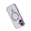 Newface Apple iPhone 16 Kılıf Kross Magneticsafe Kapak - Mor