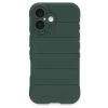 Newface Apple iPhone 16 Kılıf Optimum Silikon - Koyu Yeşil