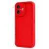 Newface Apple iPhone 16 Kılıf Viera Silikon - Kırmızı