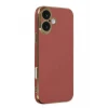 Newface Apple iPhone 16 Kılıf Volet Silikon - Kırmızı