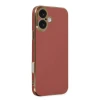 Newface Apple iPhone 16 Kılıf Volet Silikon - Kırmızı