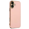 Newface Apple iPhone 16 Kılıf Volet Silikon - Pembe