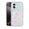 Newface Apple iPhone 16 Lumi Desenli Kapak - Mavi