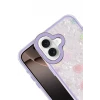 Newface Apple iPhone 16 Lumi Desenli Kapak - Mor