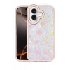 Newface Apple iPhone 16 Lumi Desenli Kapak - Pembe
