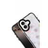 Newface Apple iPhone 16 Lumi Desenli Kapak - Siyah