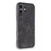 Newface Apple iPhone 16 Plus Kılıf Aras Deri Kapak - Siyah