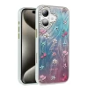 Newface Apple iPhone 16 Plus Kılıf Blade Aynalı Desenli Kapak - Desen 4