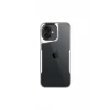 Newface Apple iPhone 16 Plus Kılıf Boyi Silikon Kapak - Gümüş
