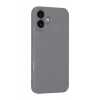 Newface Apple iPhone 16 Plus Kılıf First Silikon - Gri