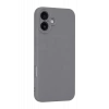 Newface Apple iPhone 16 Plus Kılıf First Silikon - Gri