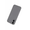 Newface Apple iPhone 16 Plus Kılıf First Silikon - Gri