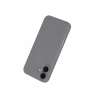 Newface Apple iPhone 16 Plus Kılıf First Silikon - Gri