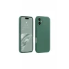 Newface Apple iPhone 16 Plus Kılıf First Silikon - Koyu Yeşil