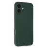 Newface Apple iPhone 16 Plus Kılıf First Silikon - Koyu Yeşil