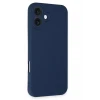 Newface Apple iPhone 16 Plus Kılıf First Silikon - Lacivert
