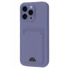Newface Apple iPhone 16 Plus Kılıf Kelvin Kartvizitli Silikon - Lila