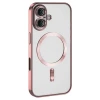 Newface Apple iPhone 16 Plus Kılıf Kross Magneticsafe Kapak - Pembe