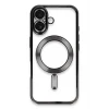 Newface Apple iPhone 16 Plus Kılıf Kross Magneticsafe Kapak - Siyah
