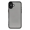 Newface Apple iPhone 16 Plus Kılıf Montreal Silikon Kapak - Siyah