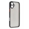 Newface Apple iPhone 16 Plus Kılıf Montreal Silikon Kapak - Siyah