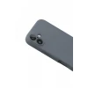 Newface Apple iPhone 16 Plus Kılıf Nano içi Kadife Silikon - Gri