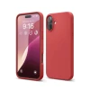 Newface Apple iPhone 16 Plus Kılıf Nano içi Kadife Silikon - Kırmızı