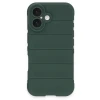 Newface Apple iPhone 16 Plus Kılıf Optimum Silikon - Koyu Yeşil