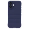 Newface Apple iPhone 16 Plus Kılıf Optimum Silikon - Lacivert