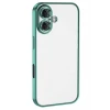 Newface Apple iPhone 16 Plus Kılıf Razer Lensli Silikon - Turkuaz