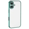 Newface Apple iPhone 16 Plus Kılıf Razer Lensli Silikon - Turkuaz