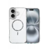 Newface Apple iPhone 16 Plus Live Diamond Magsafe Kapak - Şeffaf