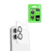 Newface Apple iPhone 16 Plus Raze Metal Kamera Lens - Beyaz
