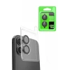Newface Apple iPhone 16 Plus Raze Metal Kamera Lens - Siyah