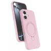 Newface Apple iPhone 16 Plus Regal Magsafe Standlı Kapak - Açık Pembe